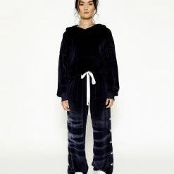 Peace Of Reign Velour Hoodie Crop HOODIES