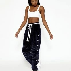 Peace Of Reign Oh Snap Velour Pants