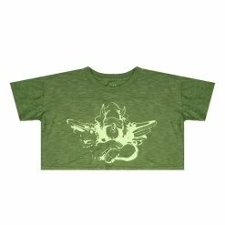 Boys Lie Talk To The Hand Cropped Baby Tee