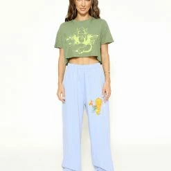 Boys Lie Talk To The Hand Cropped Baby Tee