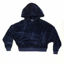 Peace Of Reign Velour Hoodie Crop HOODIES