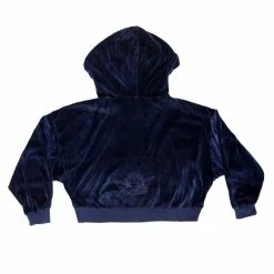 Peace Of Reign Velour Hoodie Crop HOODIES