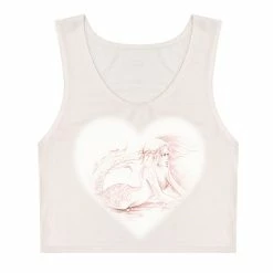 Ariel X Boys Lie Muted Love Pink Tank TOPS
