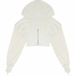 Ariel X Boys Lie I Like Your Shape Cropped Corset Hoodie