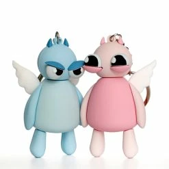 Boys Lie Angry Angus Keychain