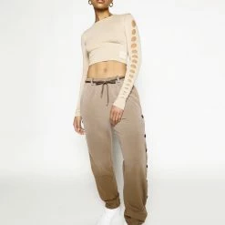 Ariel X Boys Lie Wish Away Mocha Snap Pant PANTS