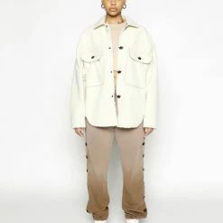 Ariel X Boys Lie OUTERWEAR Wrapped In Your Lies Sherpa Button Jacket