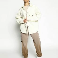 Ariel X Boys Lie OUTERWEAR Wrapped In Your Lies Sherpa Button Jacket