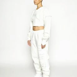 Ariel X Boys Lie I Like Your Shape Cropped Corset Hoodie