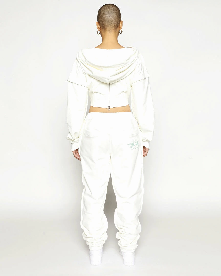 Ariel X Boys Lie I Like Your Shape Cropped Corset Hoodie