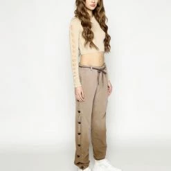 Ariel X Boys Lie See Through You Camel Long Sleeve