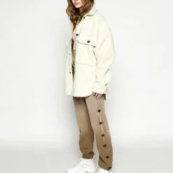 Ariel X Boys Lie OUTERWEAR Wrapped In Your Lies Sherpa Button Jacket