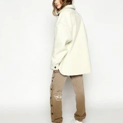 Ariel X Boys Lie OUTERWEAR Wrapped In Your Lies Sherpa Button Jacket