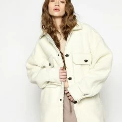 Ariel X Boys Lie OUTERWEAR Wrapped In Your Lies Sherpa Button Jacket