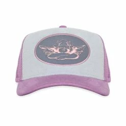 Boys Lie Lilac Terry Trucker Hat