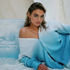 Peace Of Reign Waffle Button Down TOPS