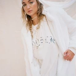 Peace Of Reign Plaid Crewneck